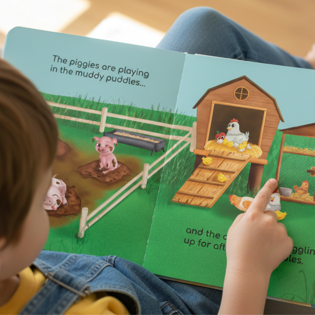 The Apple of My Eye Goes to the Farm